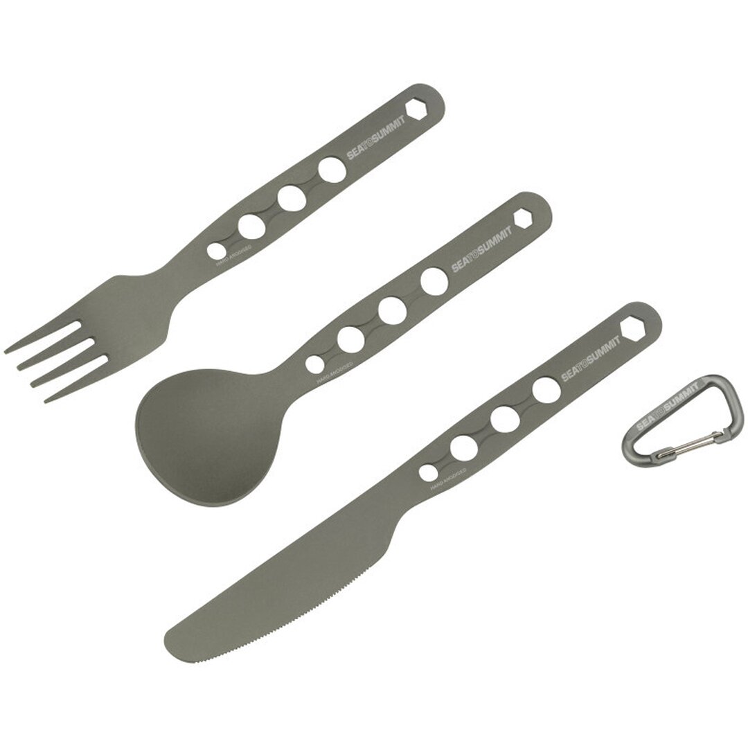 SEA TO SUMMIT - SEA TO SUMMIT Camping Zubehör Alphaset 3pc Cutlery Set SEA TO SUMMIT - SEA TO SUMMIT Camping Zubehör Alphaset 3pc Cutlery Set