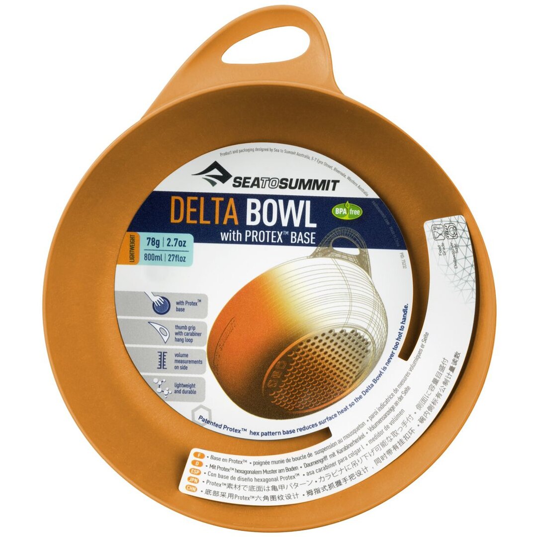 SEA TO SUMMIT - SEA TO SUMMIT Camping Zubehör Delta Bowl Orange SEA TO SUMMIT - SEA TO SUMMIT Camping Zubehör Delta Bowl Orange
