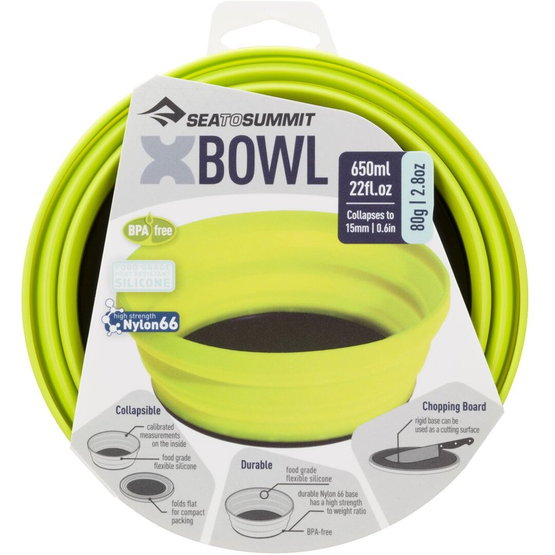 SEA TO SUMMIT - SEA TO SUMMIT Camping Zubehör X-Bowl Lime SEA TO SUMMIT - SEA TO SUMMIT Camping Zubehör X-Bowl Lime