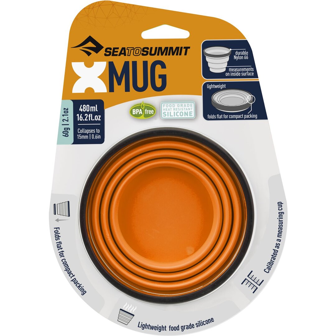 SEA TO SUMMIT - SEA TO SUMMIT Camping Zubehör X-Mug Orange SEA TO SUMMIT - SEA TO SUMMIT Camping Zubehör X-Mug Orange