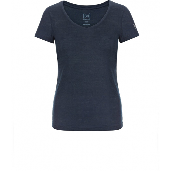 SUPER.NATURAL - SUPER.NATURAL Damen BASE V-NECK TEE 140